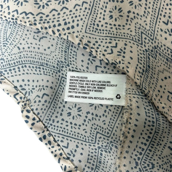 KNOX ROSE Shark Bite Sleeveless Boho Tank Top Blouse Tassels Size M EUC - Picture 6 of 8